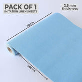 Kuber Industries Imitation Linen Wallpaper for Walls|Textured & Self Adhesive Peel Wall Stickers|Easy to Peel, Stick & Remove DIY Wallpaper|Suitable on All Walls|Set Of 1 Roll, 50 cmX280 cm(Pack Of 6)